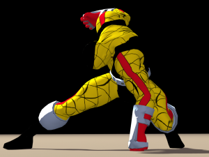 shocker 90s animated series rigged for poser 3Dモデル