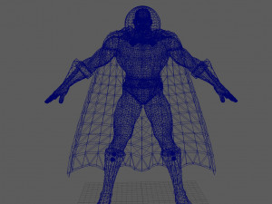 mysterio from 90s spiderman animated series 3D-Modell
