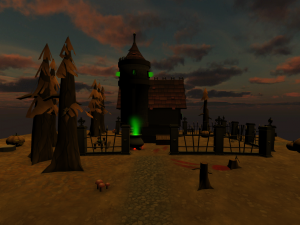game ready fantasy scenario low-poly 3Dモデル