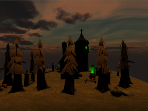 game ready fantasy scenario low-poly 3Dモデル