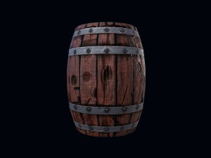 rpg barrel ready for a game Model 3D
