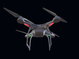 quadrocopter ready for a game 3D Model