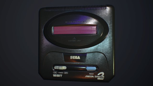 sega pbr textures model vr - ar - low-poly Modelo 3D .c4d .max .obj .3ds .fbx .stl .blend