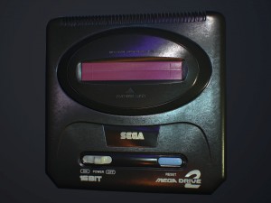 sega pbr textures model vr - ar - low-poly Model 3D