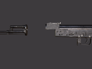 ak 74m pack pbr textures model vr - ar - low-poly 3Dモデル