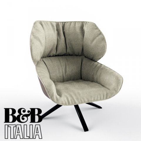 bb italia tabano armchair 3D Модель .c4d .max .obj .3ds .fbx .stl .blend 