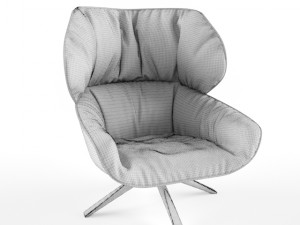 bb italia tabano armchair 3D Модель