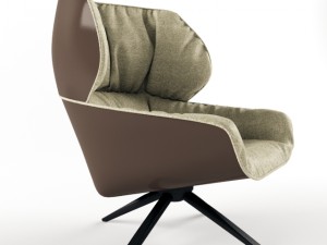 bb italia tabano armchair 3D Модель
