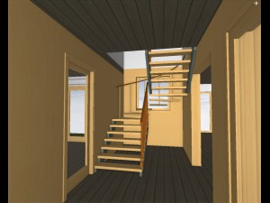 two-storey house 3D Model