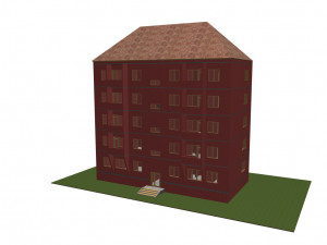 5 floor 3D 모델