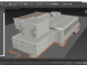 palace of culture energetic pripyat chernobyl 3D Model