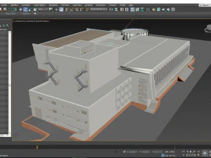 palace of culture energetic pripyat chernobyl 3D Model