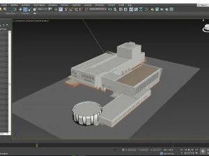 palace of culture energetic pripyat chernobyl 3D Model
