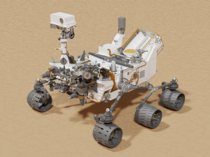 Curiosity rover 3D Model