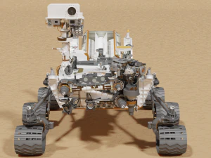 Curiosity rover 3D Model