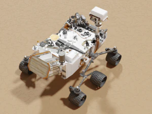 Curiosity rover 3D Model
