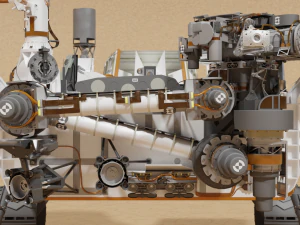 Curiosity rover 3D Model