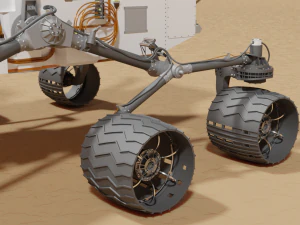 Curiosity rover 3D Model