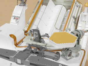 Curiosity rover 3D Model