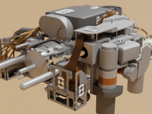 Curiosity rover 3D 模型