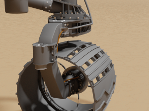 Curiosity rover 3D 模型