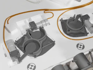 Curiosity rover 3D Model
