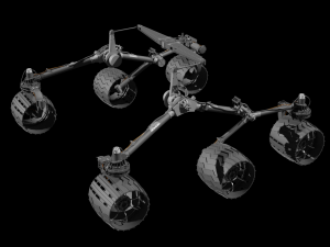 Curiosity rover 3D 模型