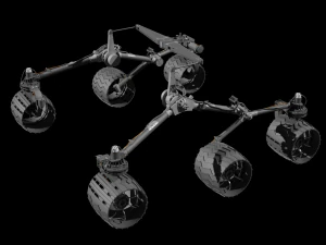 Curiosity rover 3D Model