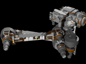 Curiosity rover 3D Model