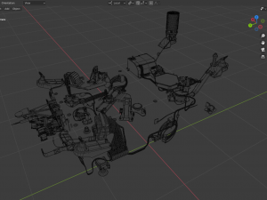 Curiosity rover 3D 模型