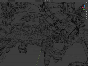 Curiosity rover 3D Model
