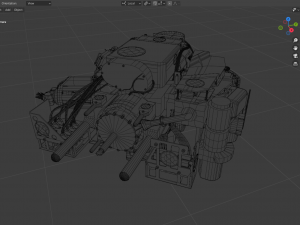 Curiosity rover 3D 模型