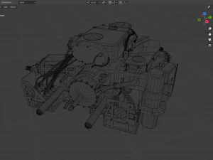 Curiosity rover 3D Model