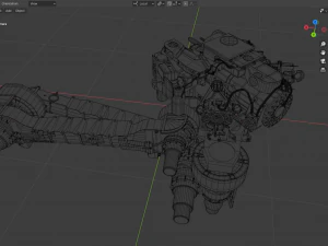 Curiosity rover 3D Model