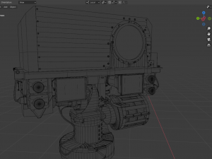 Curiosity rover 3D 模型