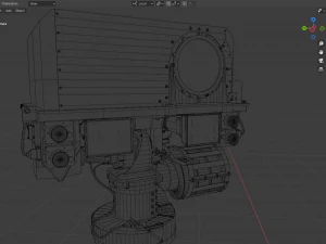 Curiosity rover 3D Model