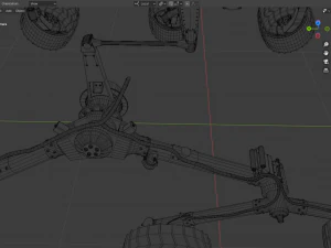 Curiosity rover 3D Model