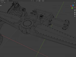 Curiosity rover 3D Model