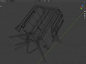 Curiosity rover 3D Model