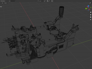 Curiosity rover 3D 模型