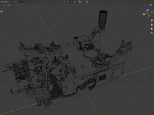 Curiosity rover 3D Model