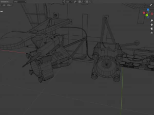 Curiosity rover 3D Model