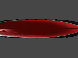 strazak -3 fire-fighting ship 3D Model