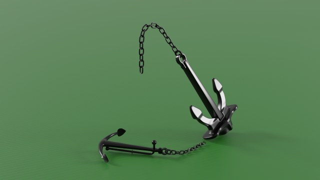 anchors 3D 모델 .c4d .max .obj .3ds .fbx .stl .blend 