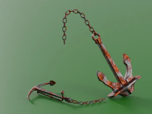 &acirc;ncoras Modelo 3D