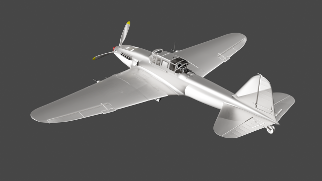 il-2 ilyushin 3D Model .c4d .max .obj .3ds .fbx .stl .blend 