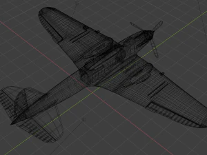 il-2 ilyushin Modello 3D