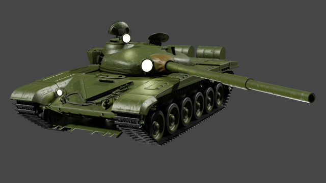 T-72 ural 3D Model .c4d .max .obj .3ds .fbx .stl .blend
