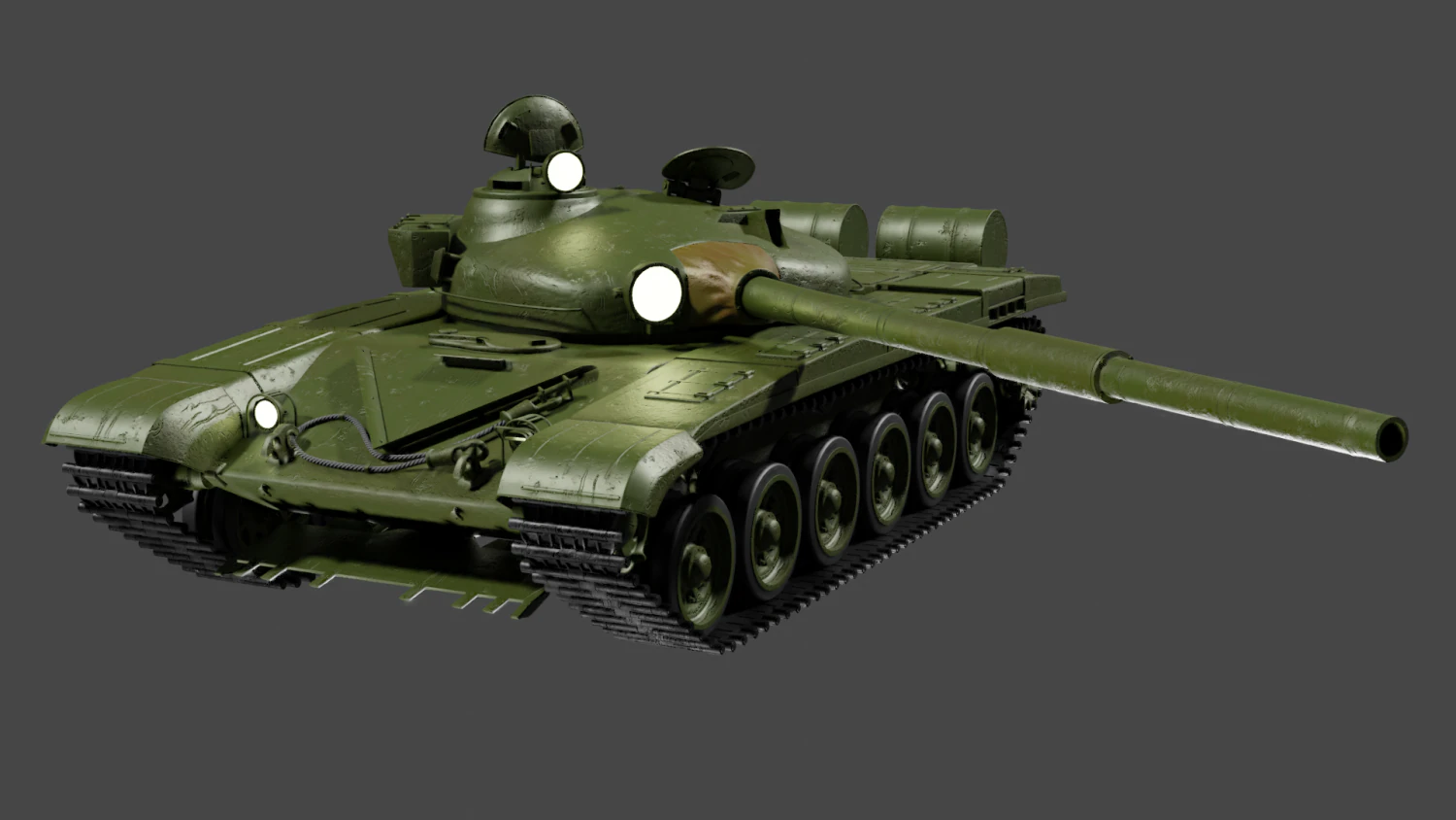 T-72 ural 3D Model .c4d .max .obj .3ds .fbx .stl .blend 