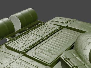 T-72 ural 3D Model